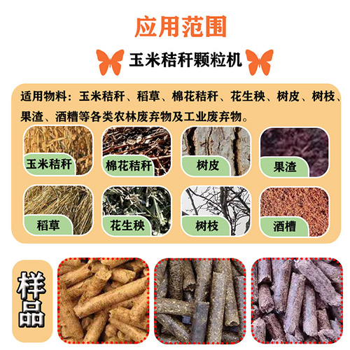 玉米秸稈顆粒機 玉米秸稈顆粒機